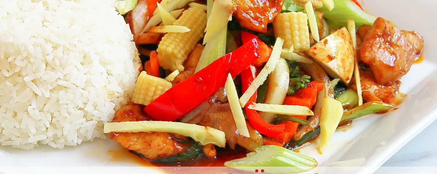 16. Ingefära wok