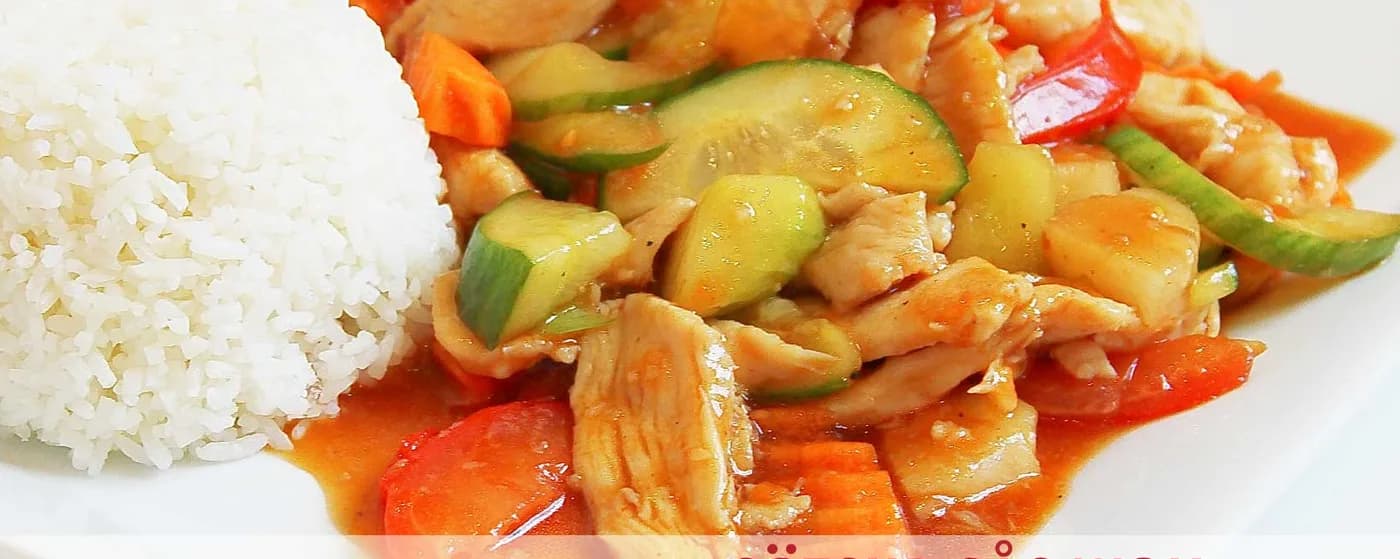17. Sötsur sås wok